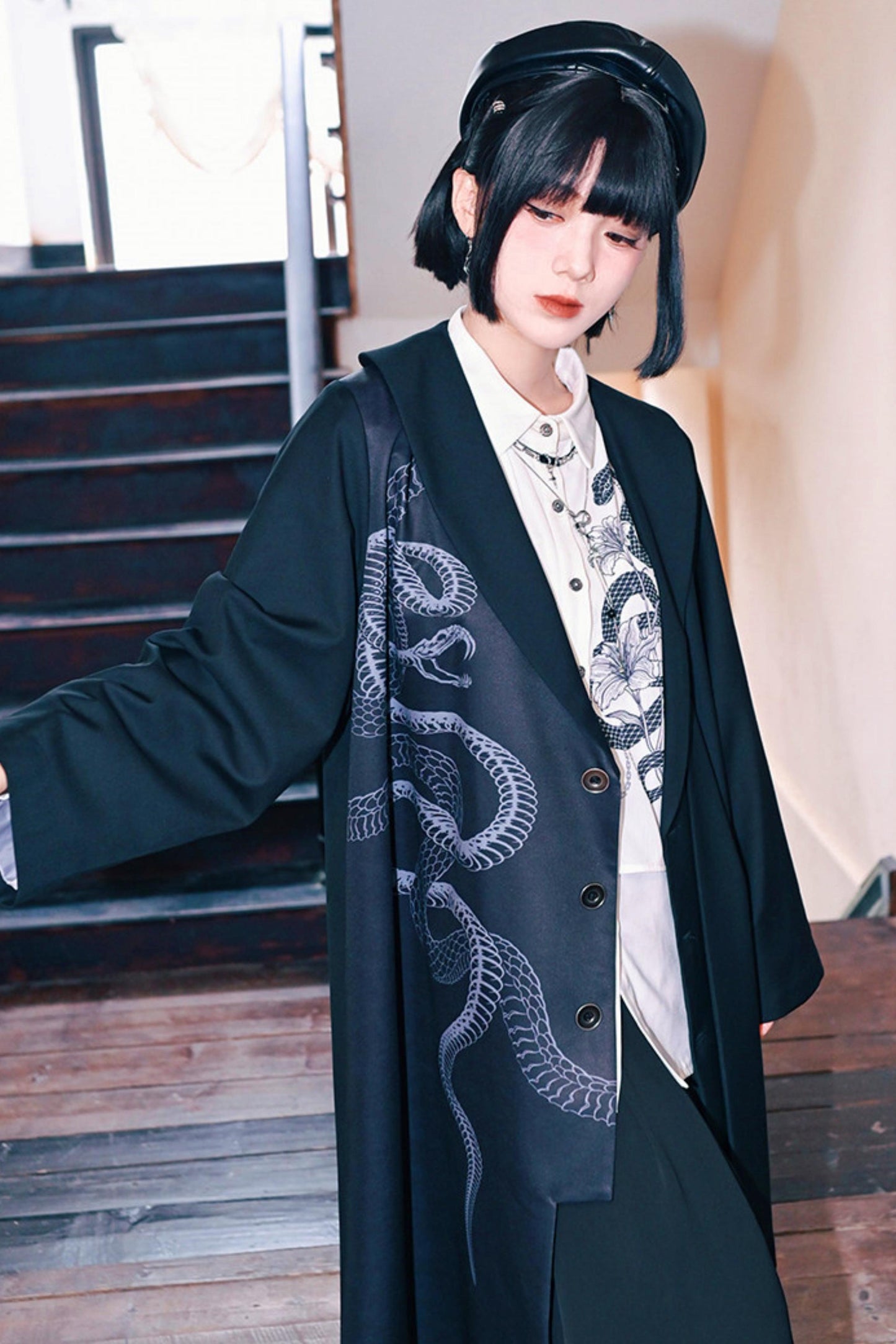 Dark Realm Chiffon Blouse