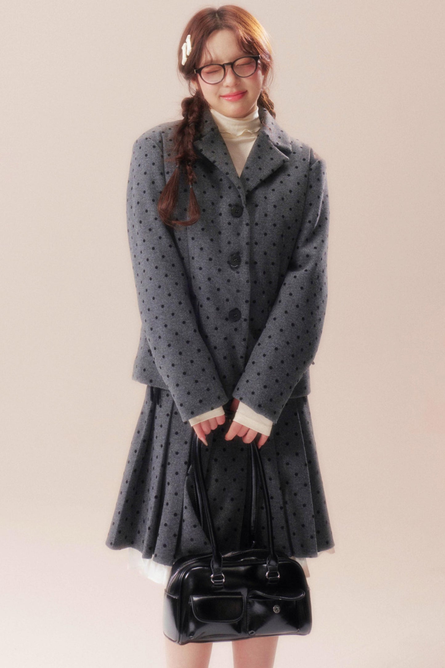 Soft A-line Riverside Pleated Skirt