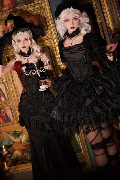 【予約商品】ソーサレスコルセットアンサンブルロリータセットアップ