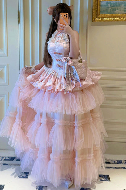 Romantic Pink Princess Dress (Pre-order)