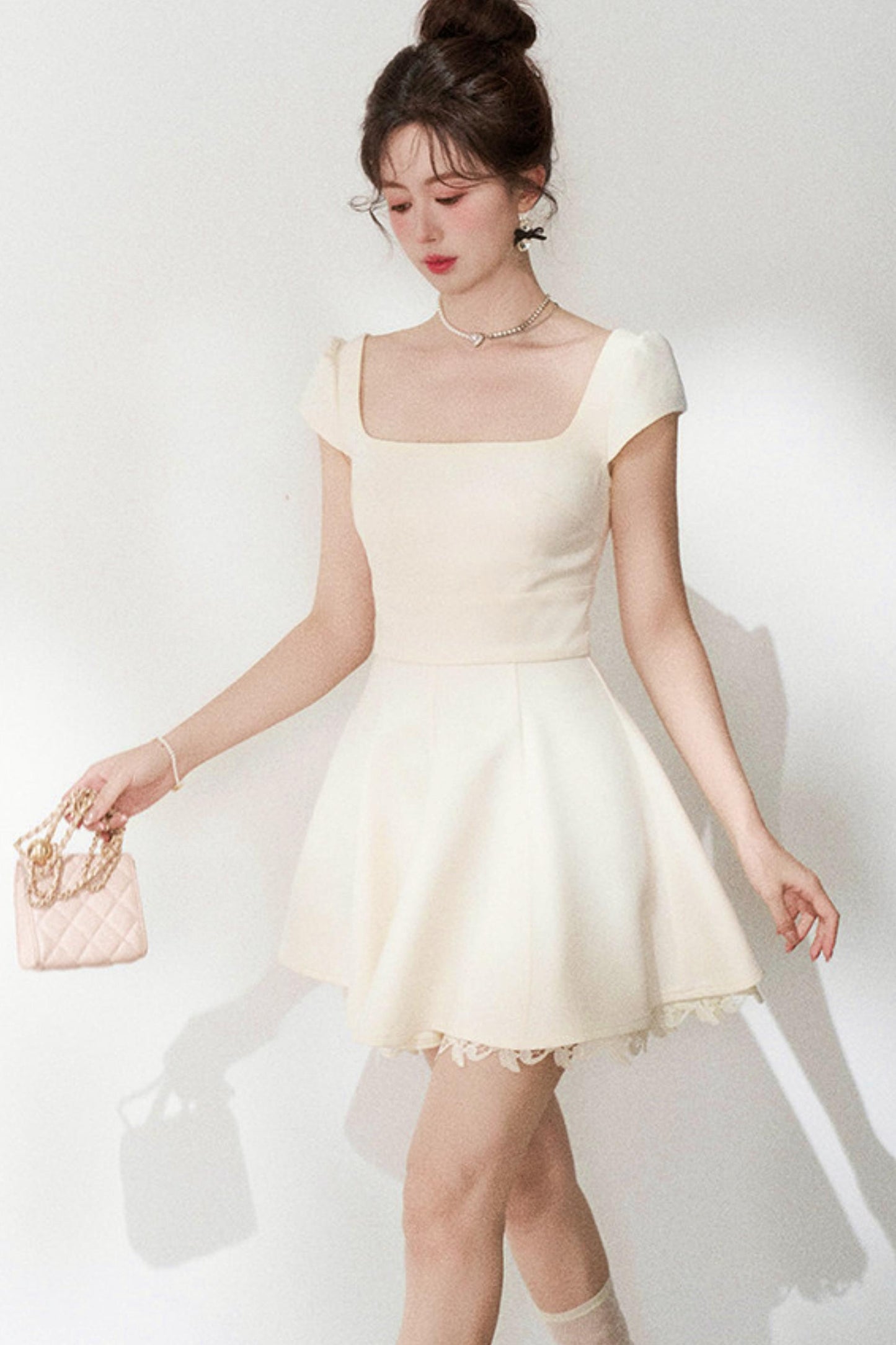 Lace Patchwork Sweet Dress