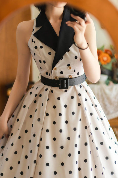 Französisch Elegantes Flare-Kleid
