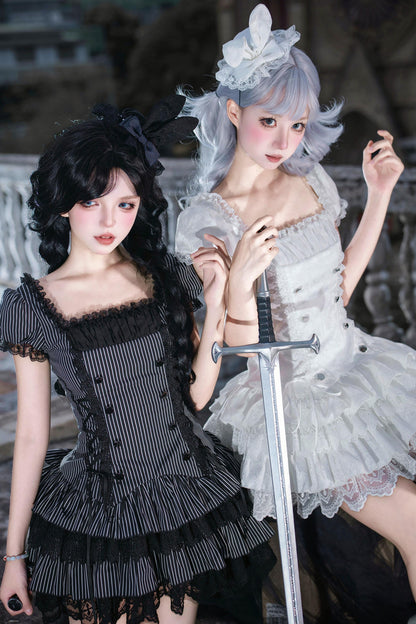 天使と悪魔のナイトドールロリータセット