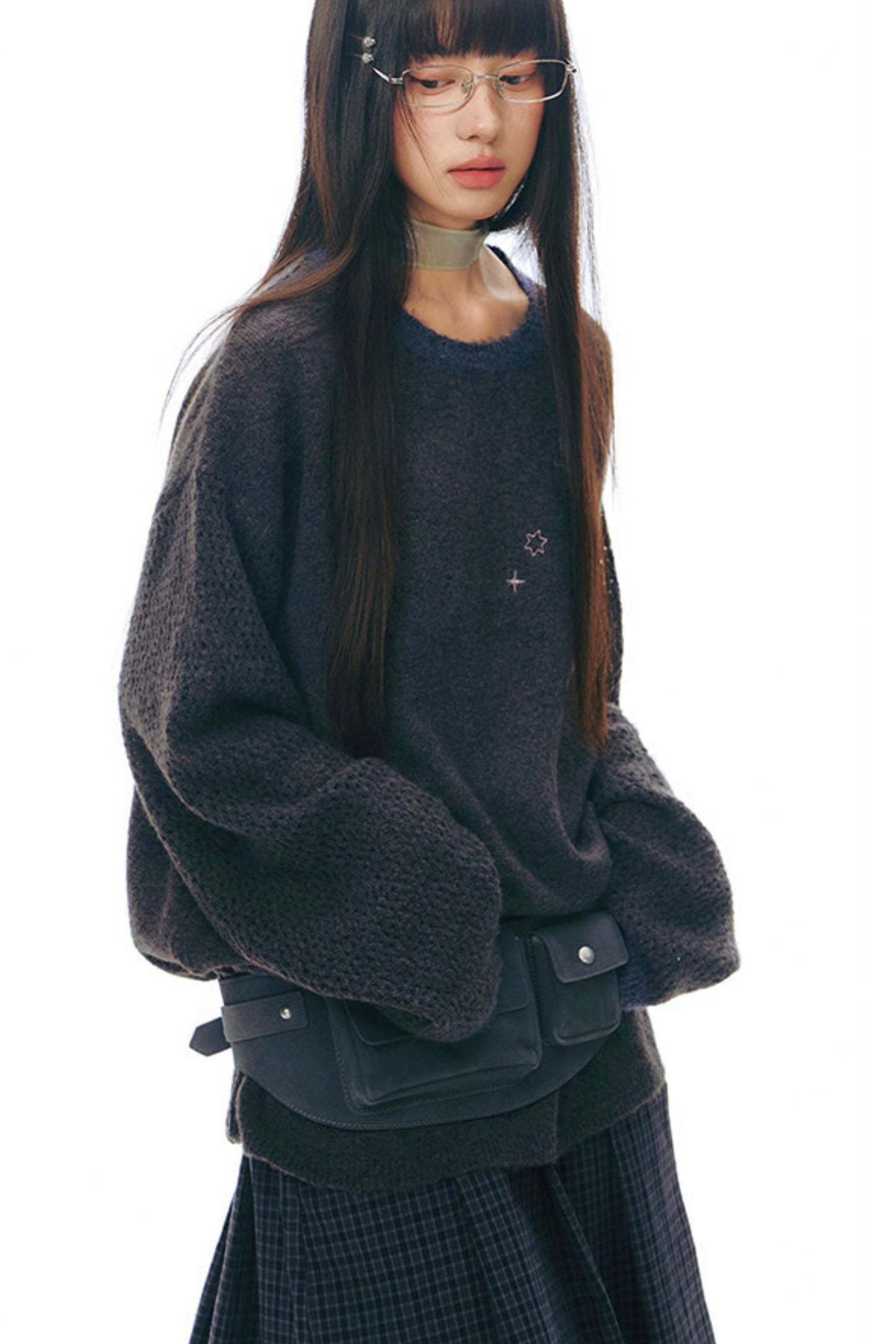 シックスポイントスターニットセーター