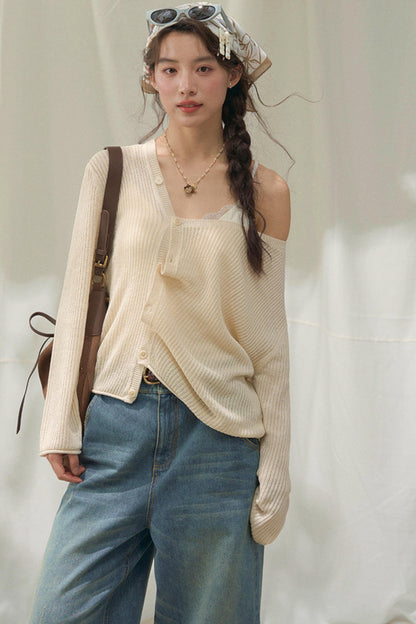 Laser Embossed Vintage Jeans