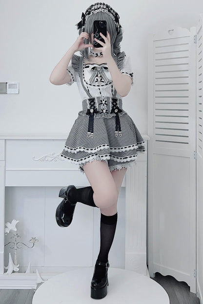 [Pre-order Item] Doll Girly Ryousangata Top + Skirt