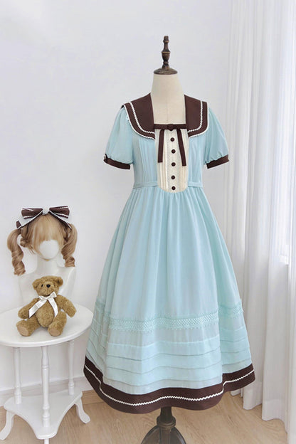 Classic Marine Lolita Dress + Accessories
