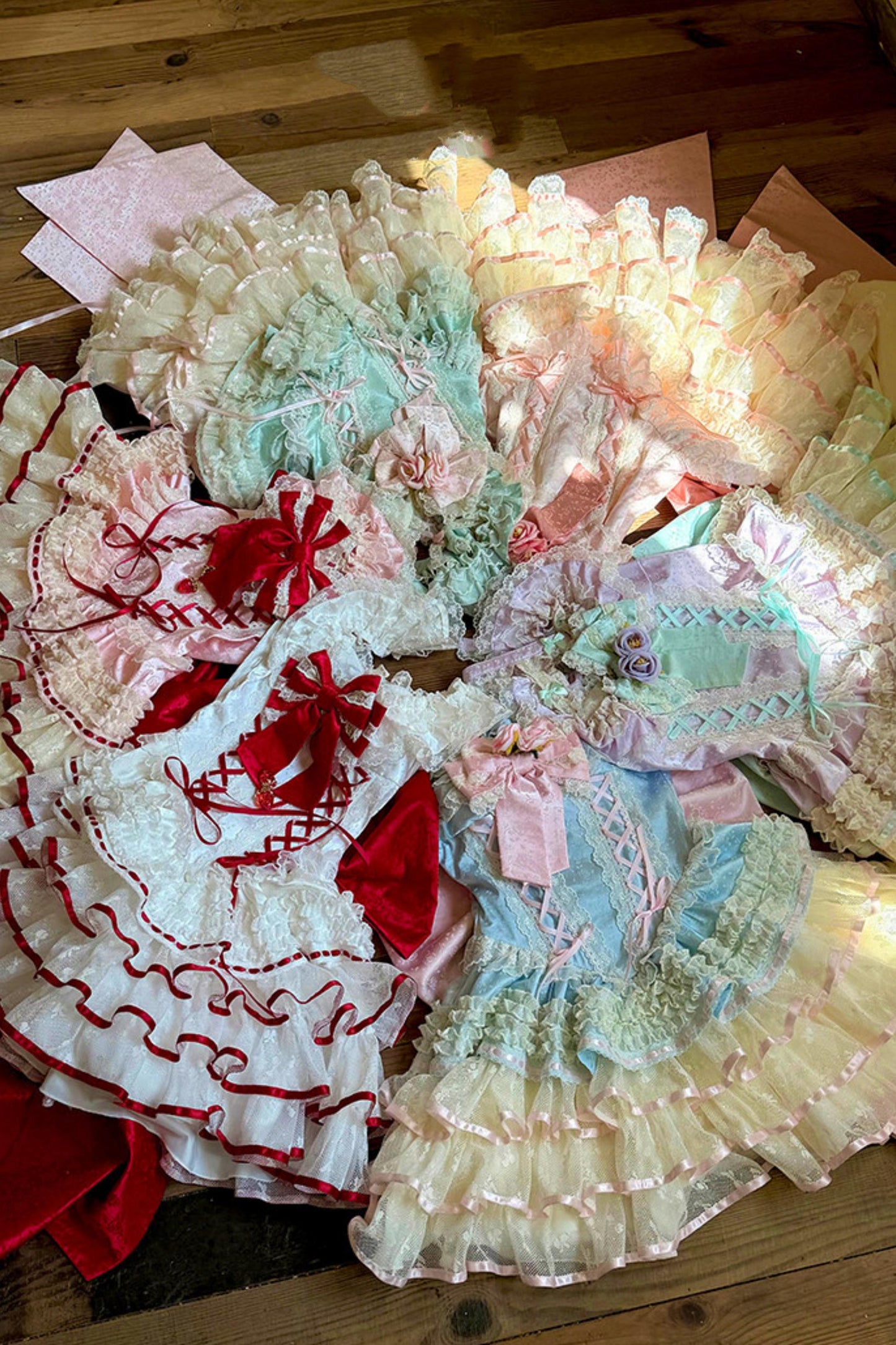 [Pre-order] Rose Ribbon Fairy Princess Dress + Accessories