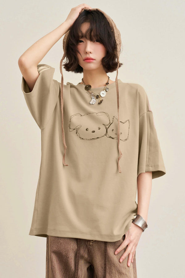 Animal Sweet Loose Top