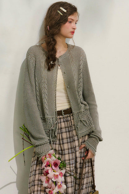 ストリートニットカーディガン