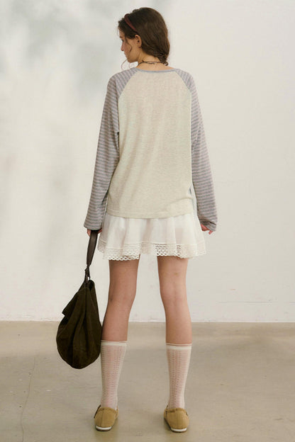 보더 암 레트로 탑