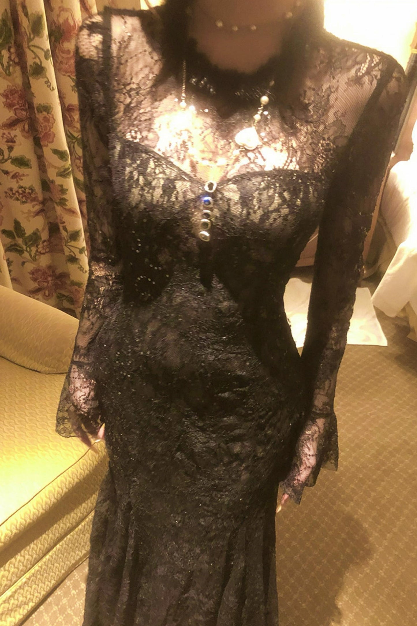 フレンチエレガンスフィッシュテールドレス