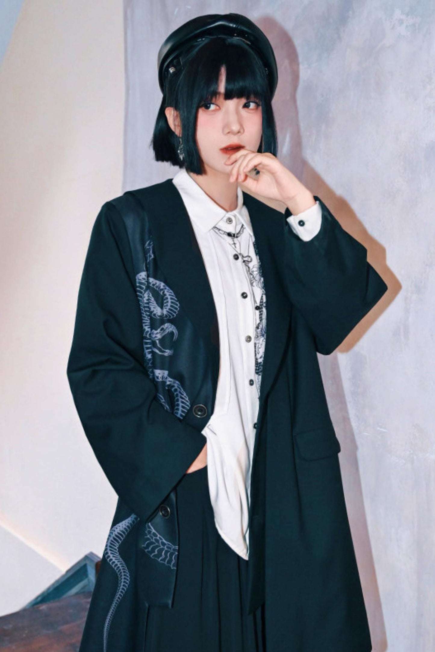 Dark Realm Chiffon Blouse