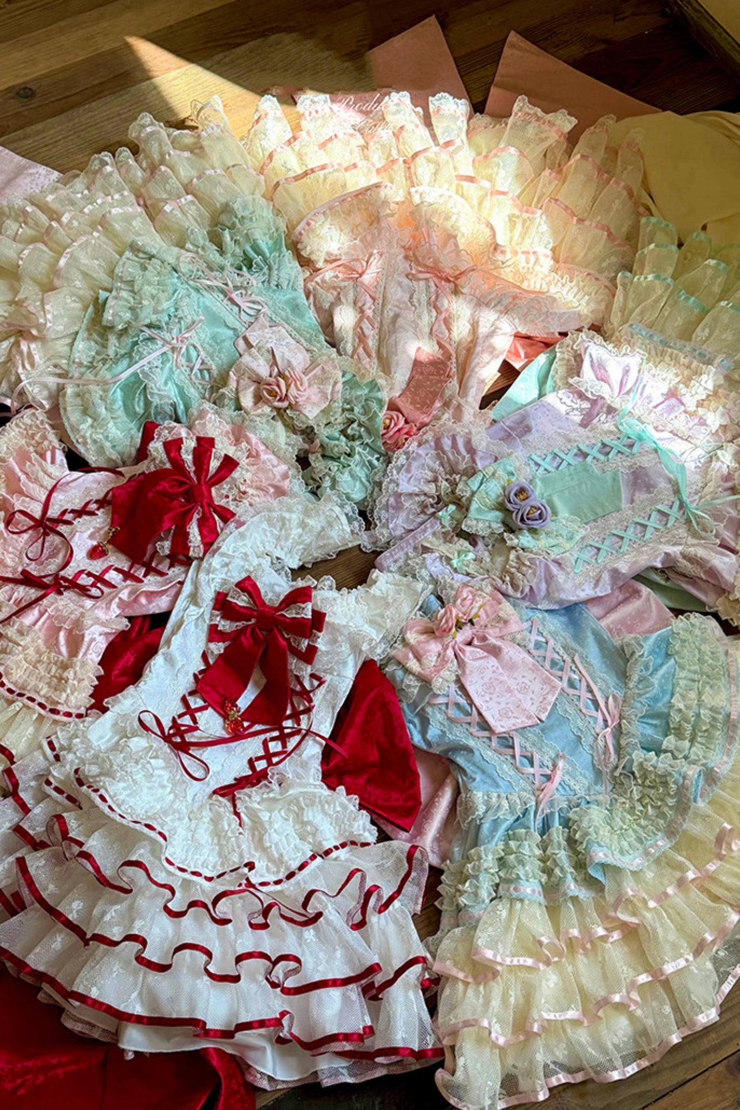 [Pre-order] Rose Ribbon Fairy Princess Dress + Accessories