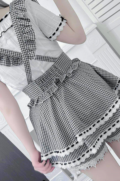 [Pre-order Item] Doll Girly Ryousangata Top + Skirt