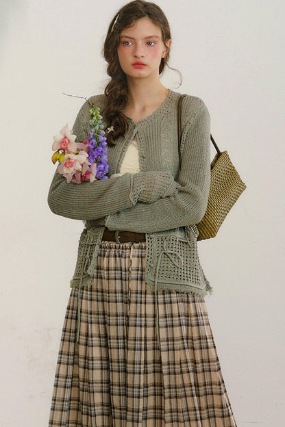 ストリートニットカーディガン