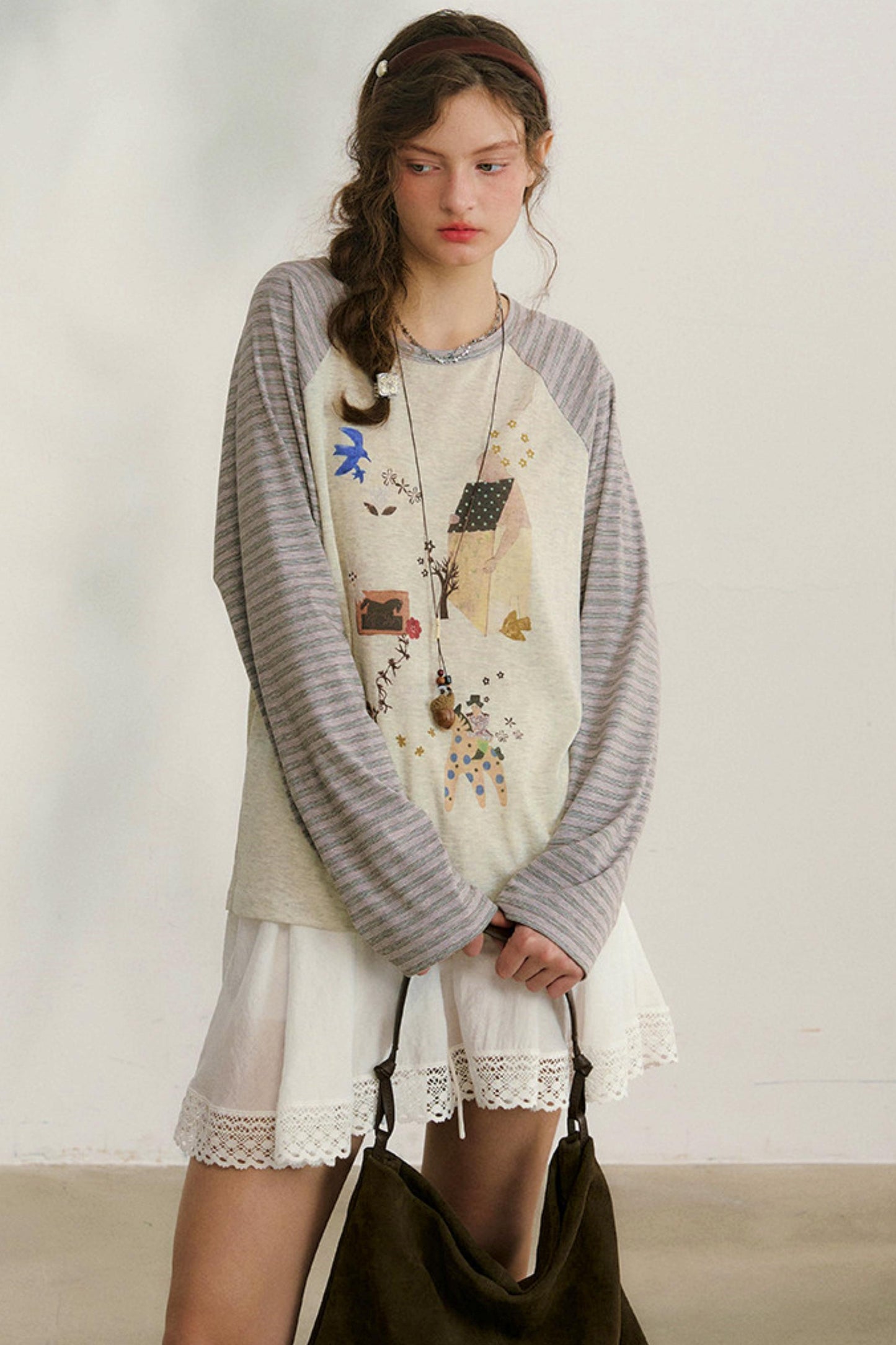 보더 암 레트로 탑