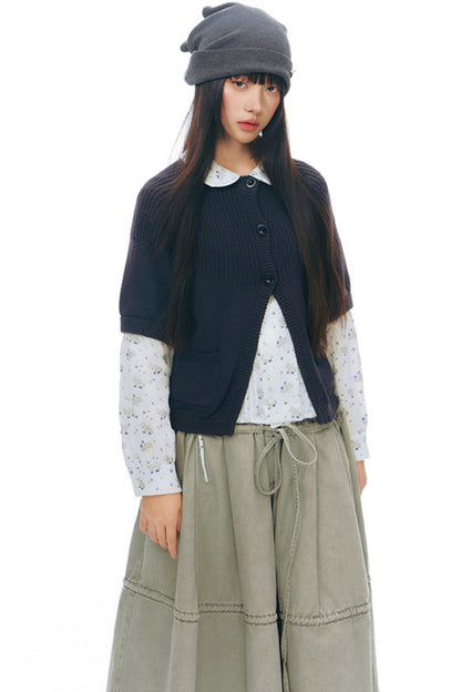 Y2Kニットカーディガン