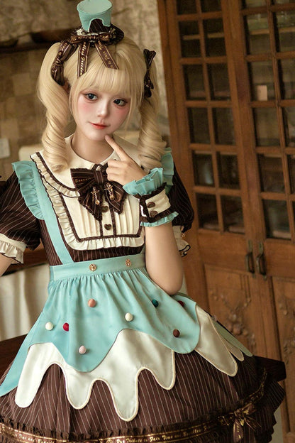 Mint Chocolate Lolita Dress + Accessories