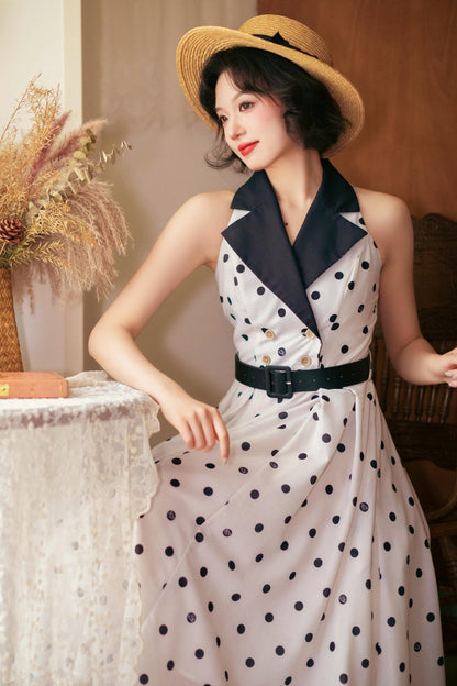 Französisch Elegantes Flare-Kleid