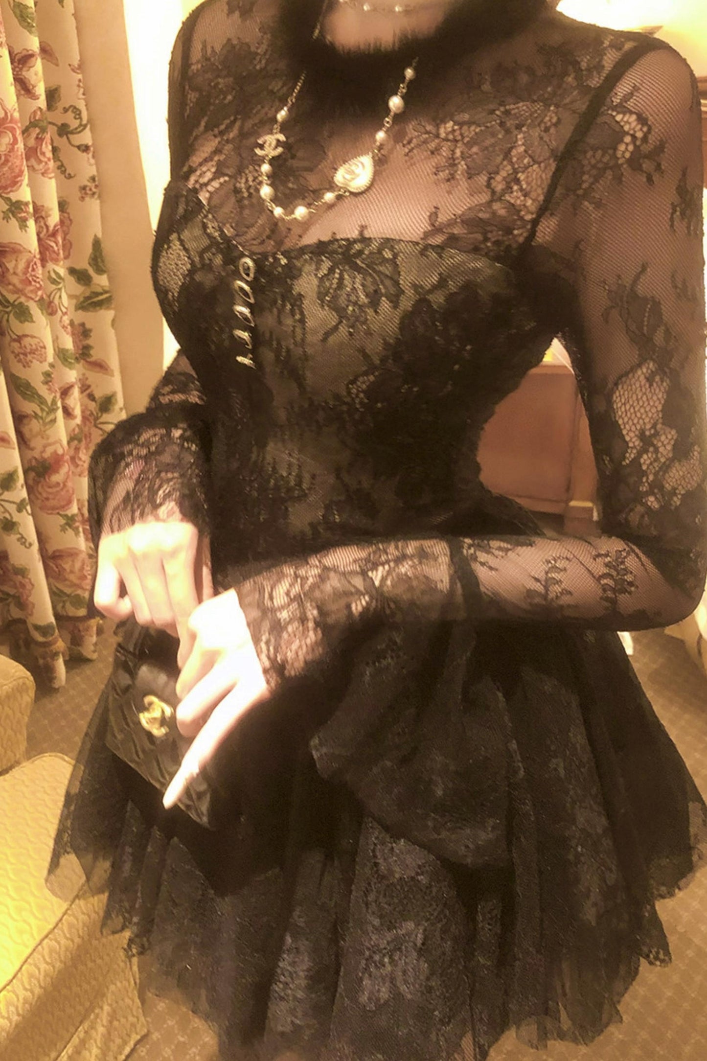 フレンチエレガンスフィッシュテールドレス