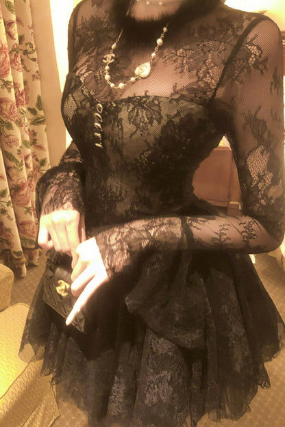 フレンチエレガンスフィッシュテールドレス