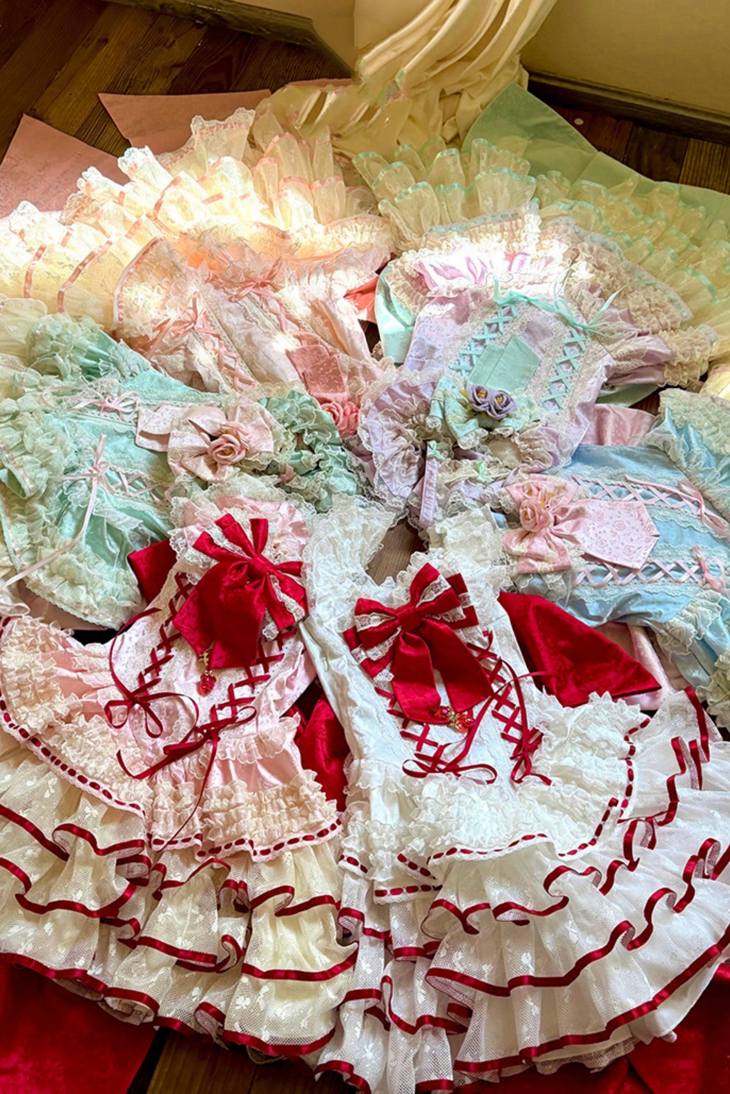 [Pre-order] Rose Ribbon Fairy Princess Dress + Accessories