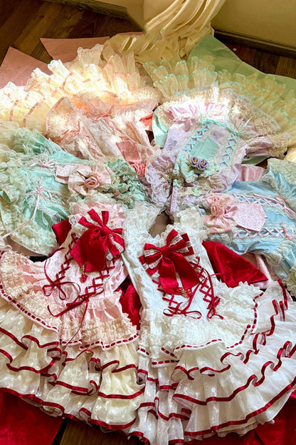 [Pre-order] Rose Ribbon Fairy Princess Dress + Accessories