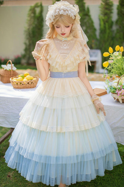 Sweet Gradient Princess Dress + Accessories