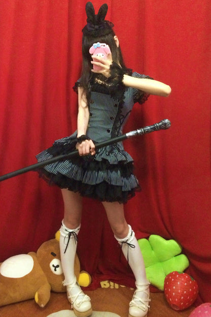 天使と悪魔のナイトドールロリータセット