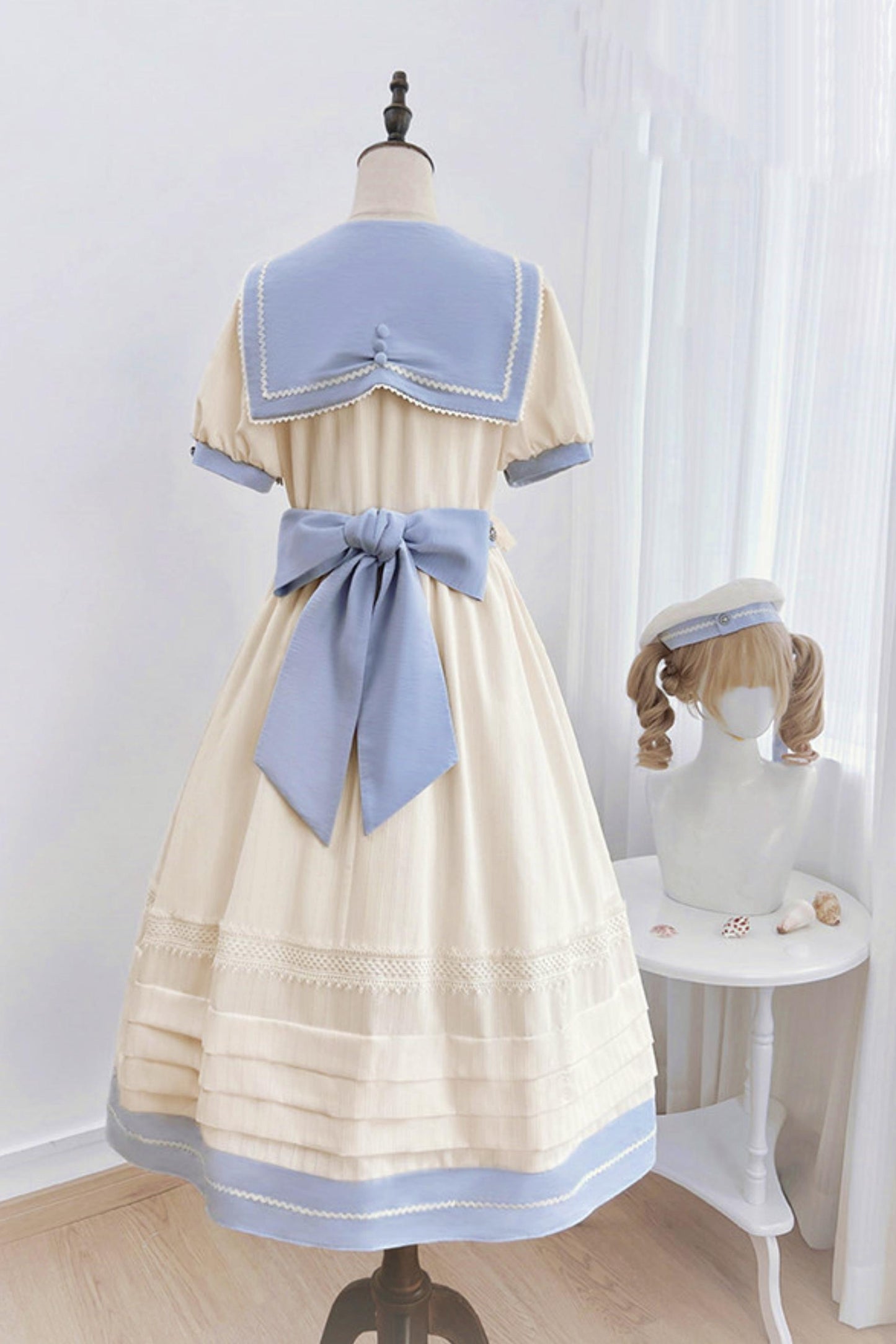 Classic Marine Lolita Dress + Accessories