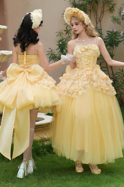 Flower Sweet Mesh Corset Lolita Setup