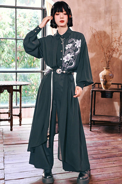 Dark Realm Chiffon Blouse