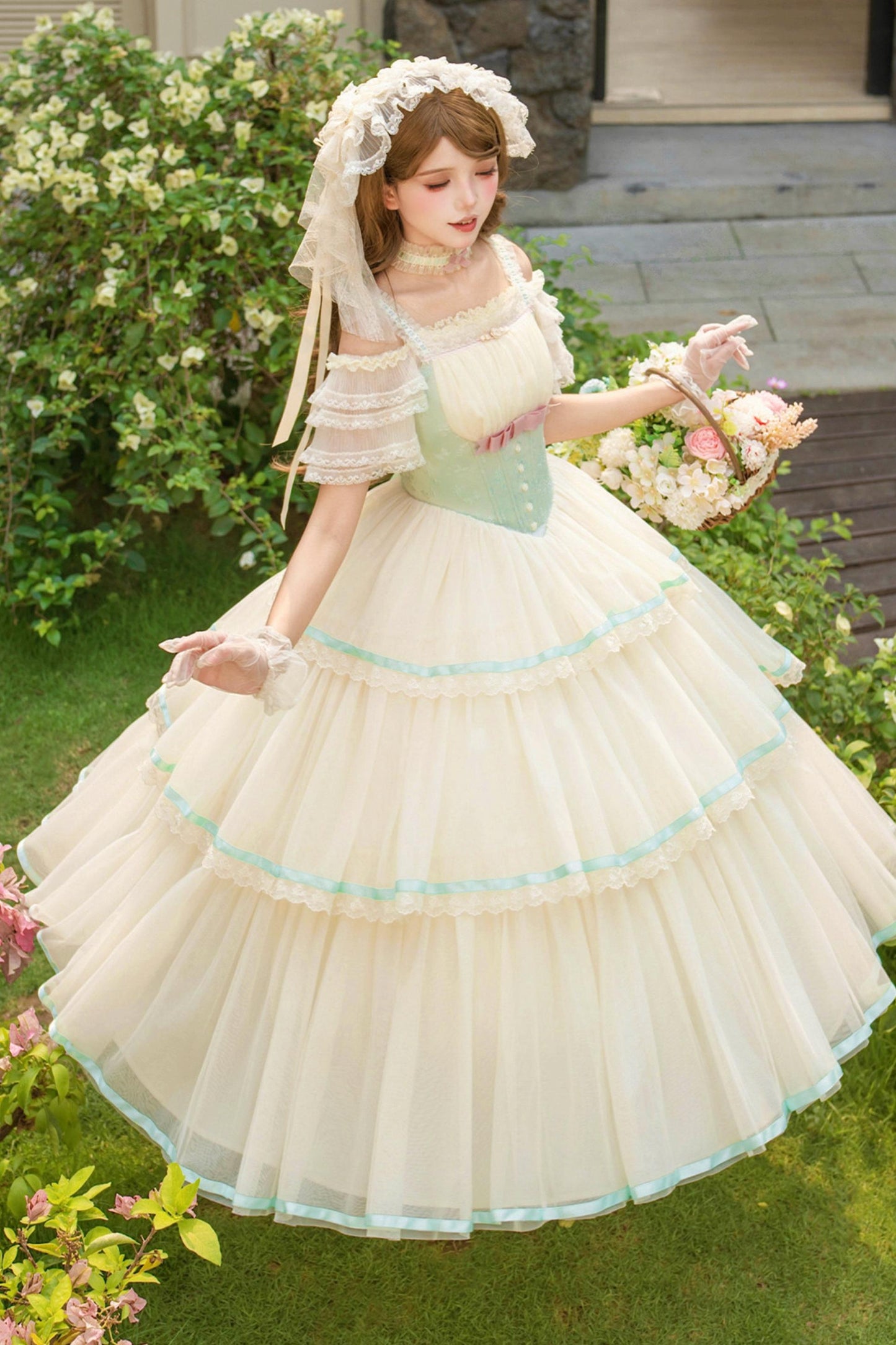 透けフリルお姫様トップス