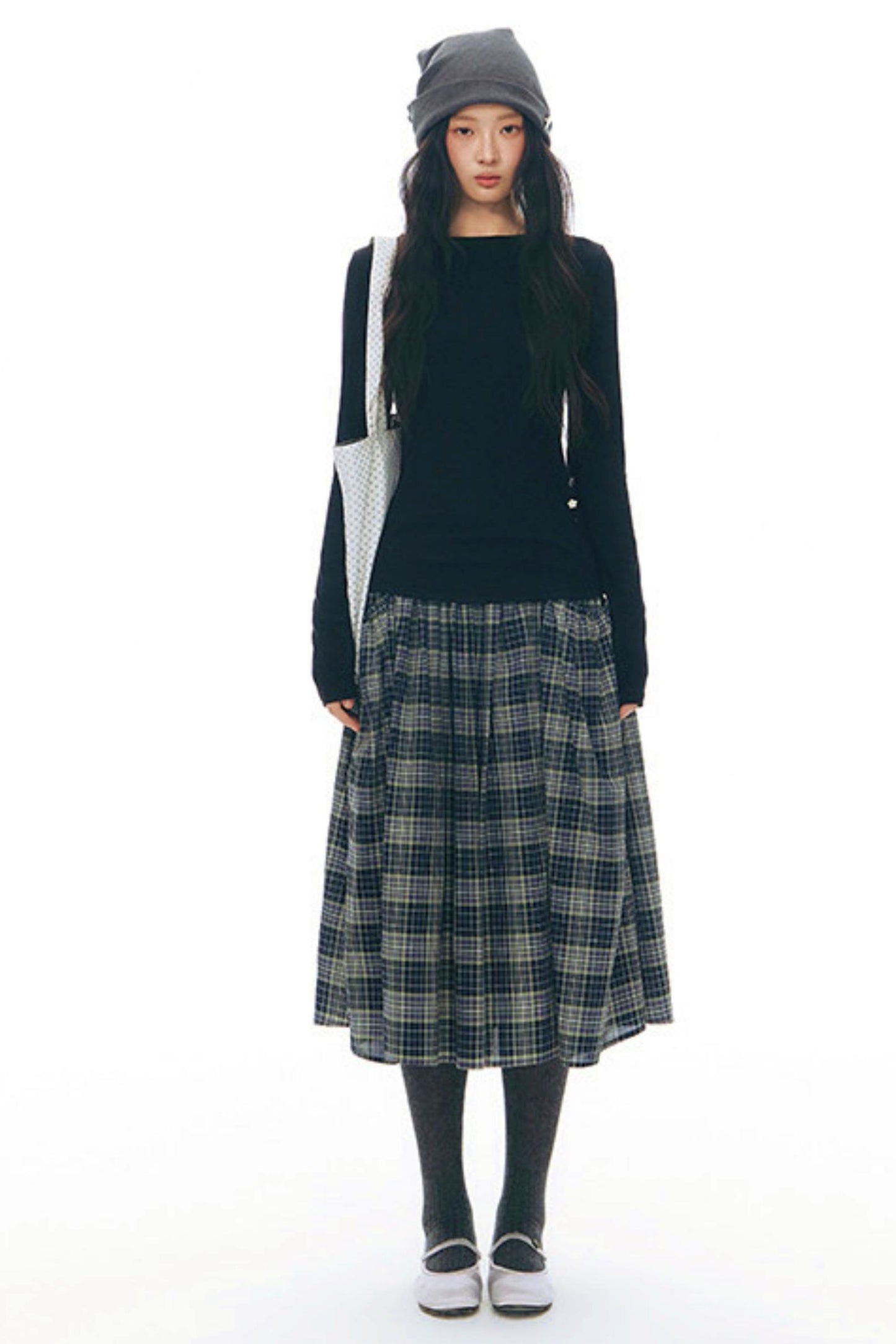 Y2Kボタンレイヤードトップス