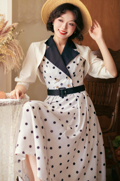 Französisch Elegantes Flare-Kleid