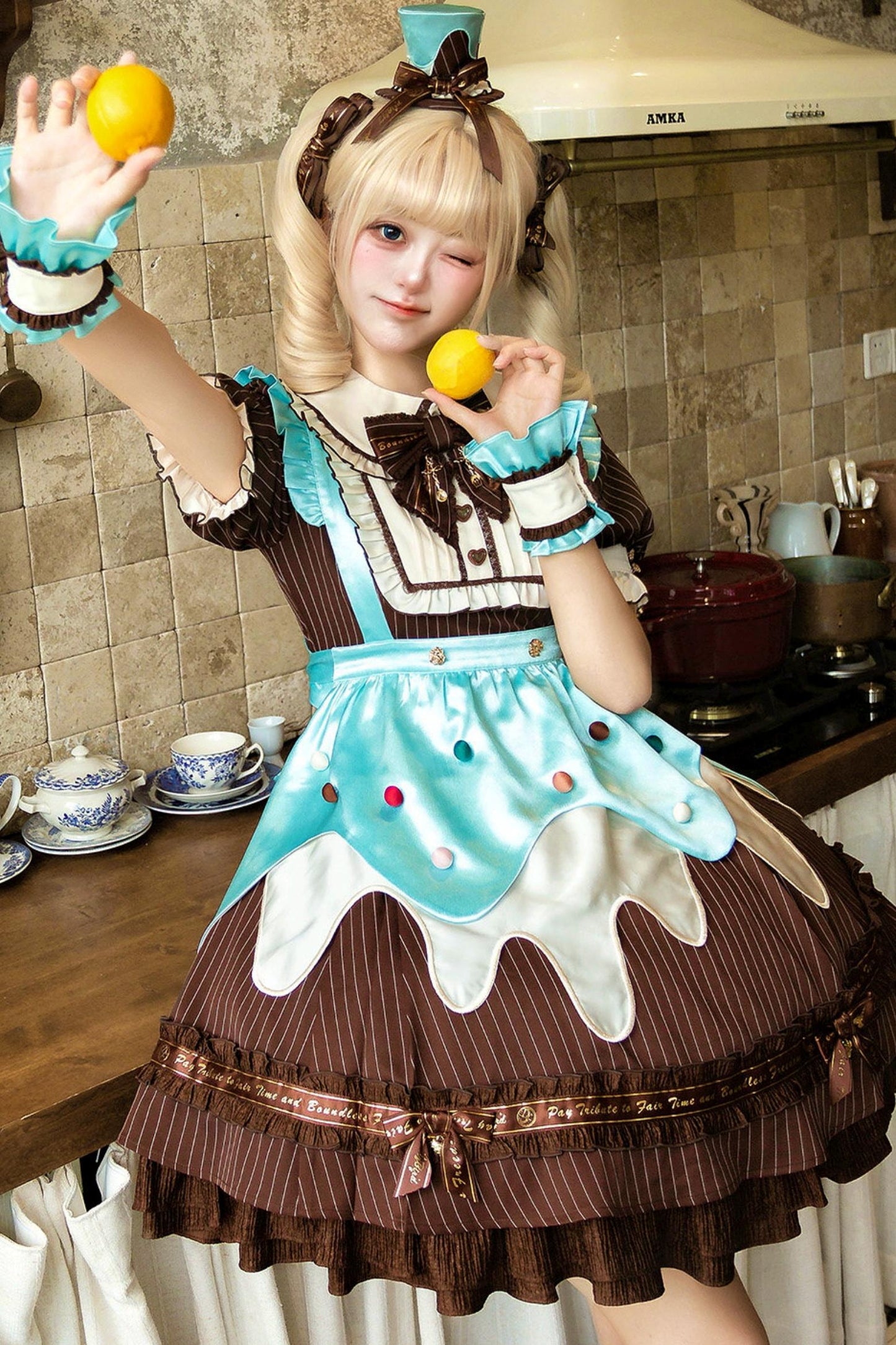 Mint Chocolate Lolita Dress + Accessories