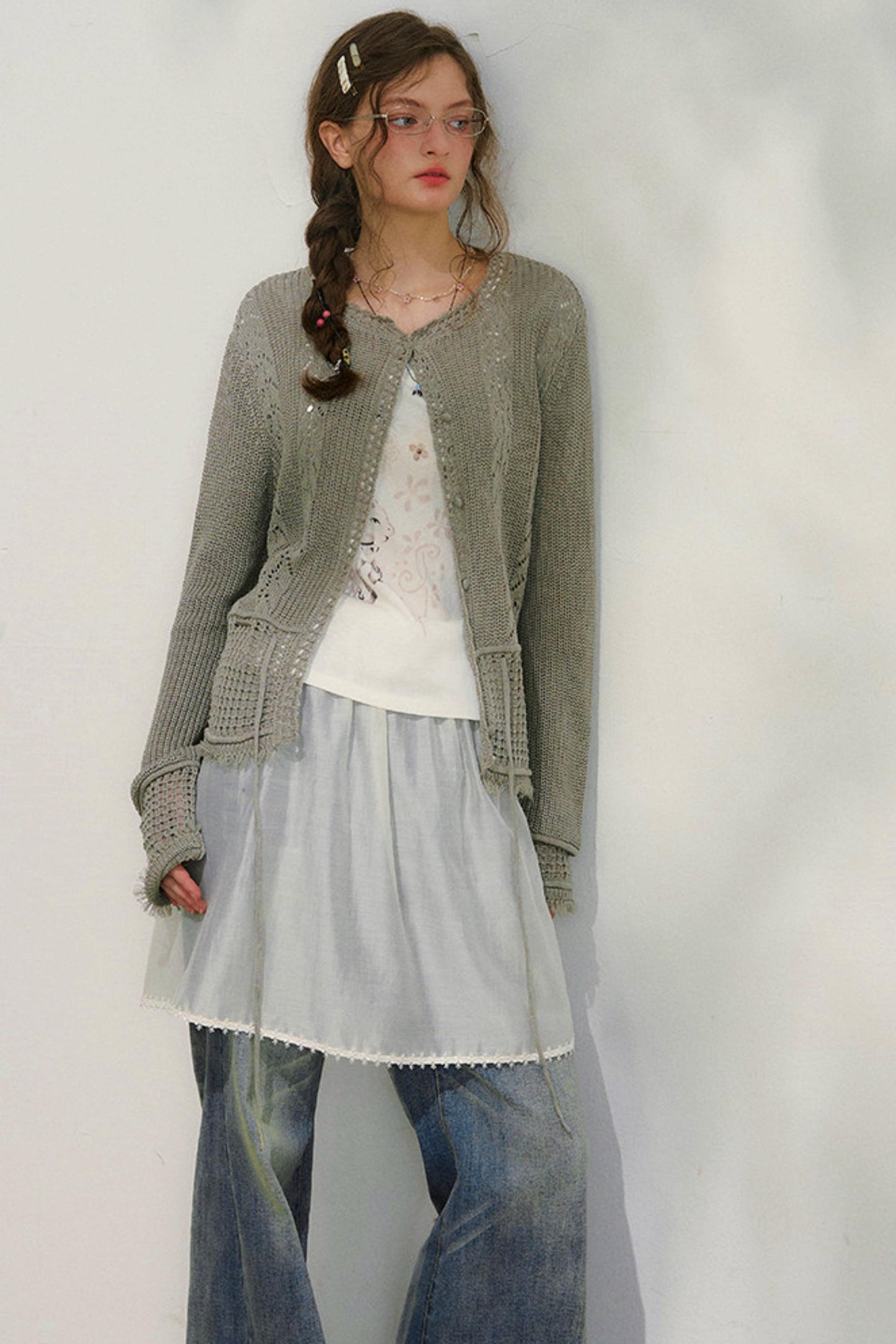 ミストガーデンレースドレス