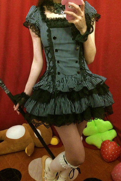 天使と悪魔のナイトドールロリータセット