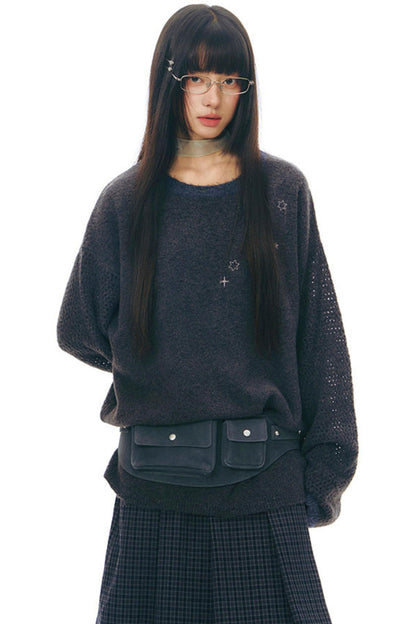 シックスポイントスターニットセーター