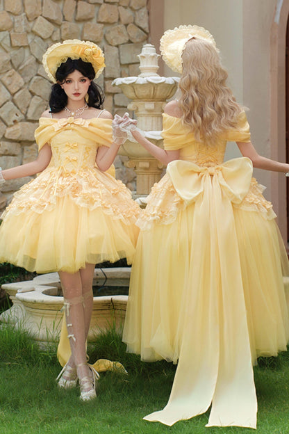 Flower Sweet Mesh Corset Lolita Setup