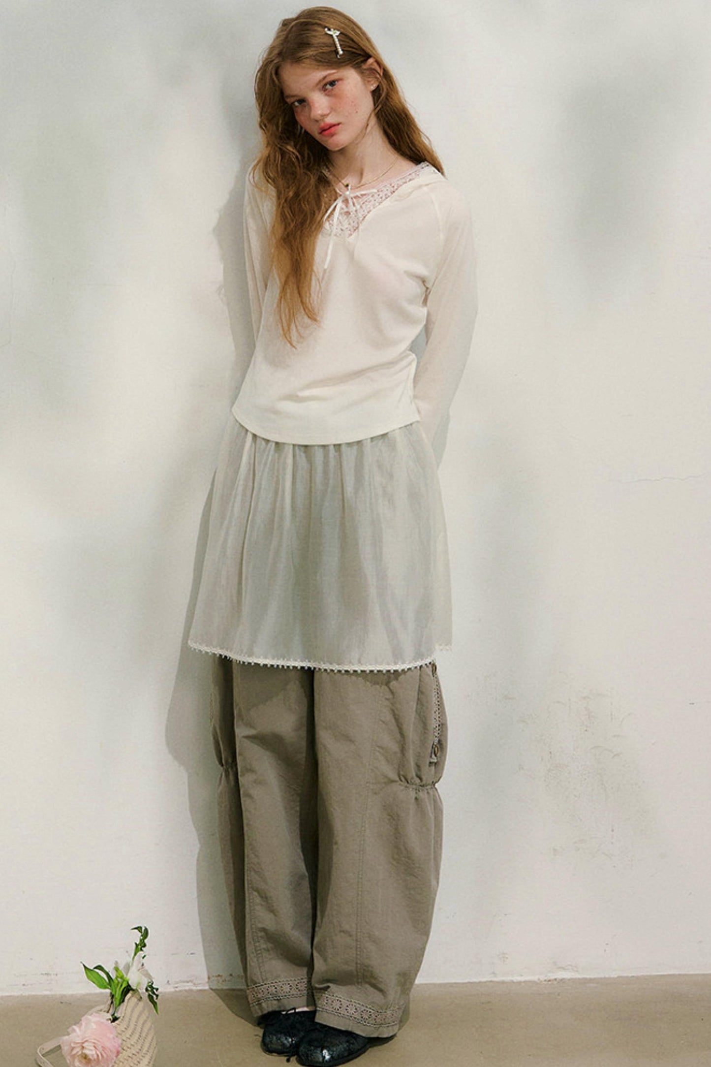 루즈 윈드 팬츠