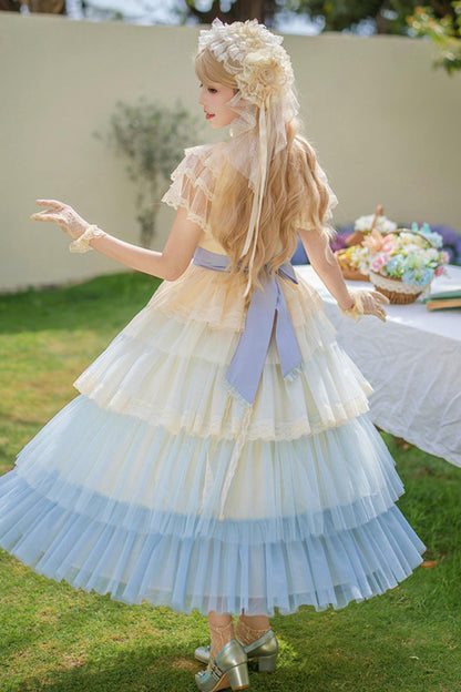 Sweet Gradient Princess Dress + Accessories