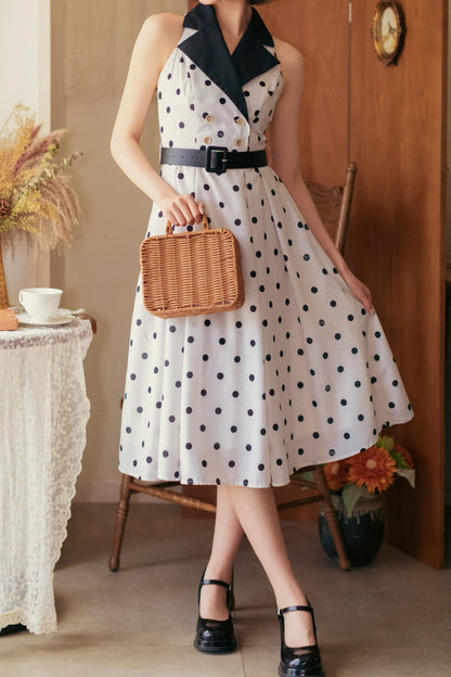 Französisch Elegantes Flare-Kleid