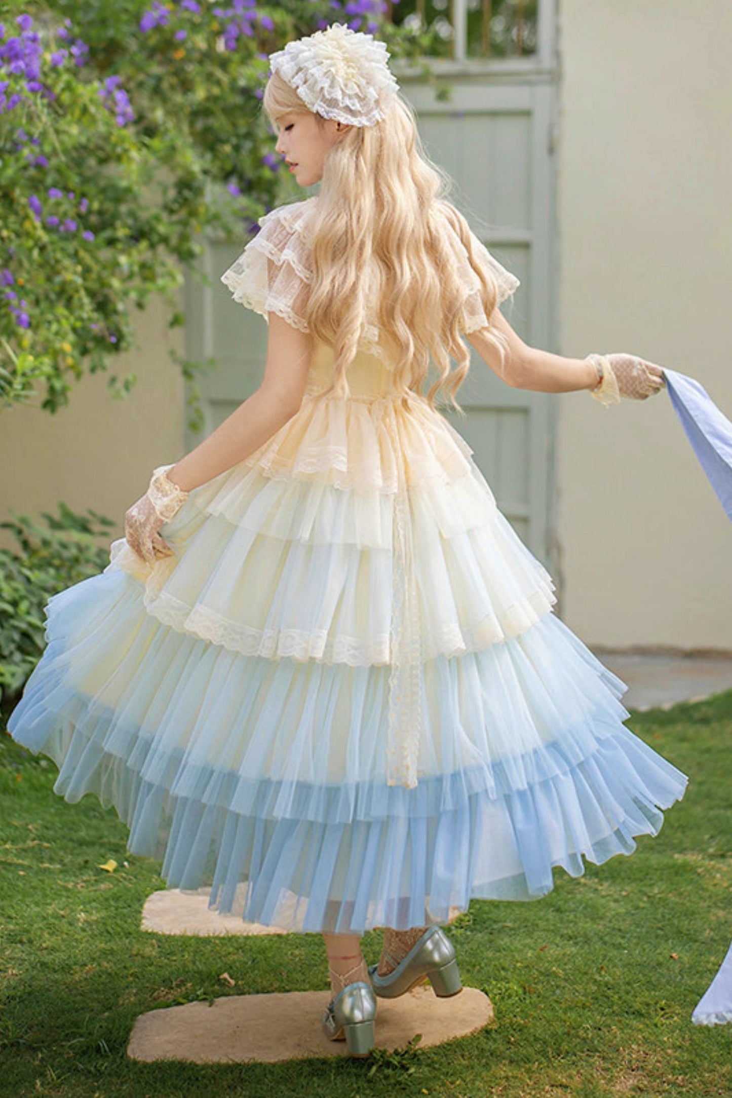 Sweet Gradient Princess Dress + Accessories
