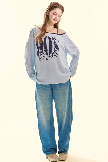 Spitzen-Vintage-Jeansstoff