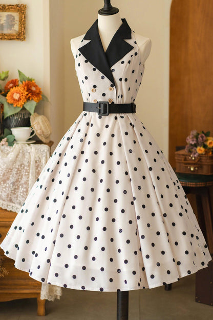 Französisch Elegantes Flare-Kleid