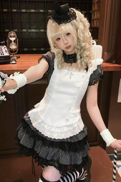 天使と悪魔のナイトドールロリータセット