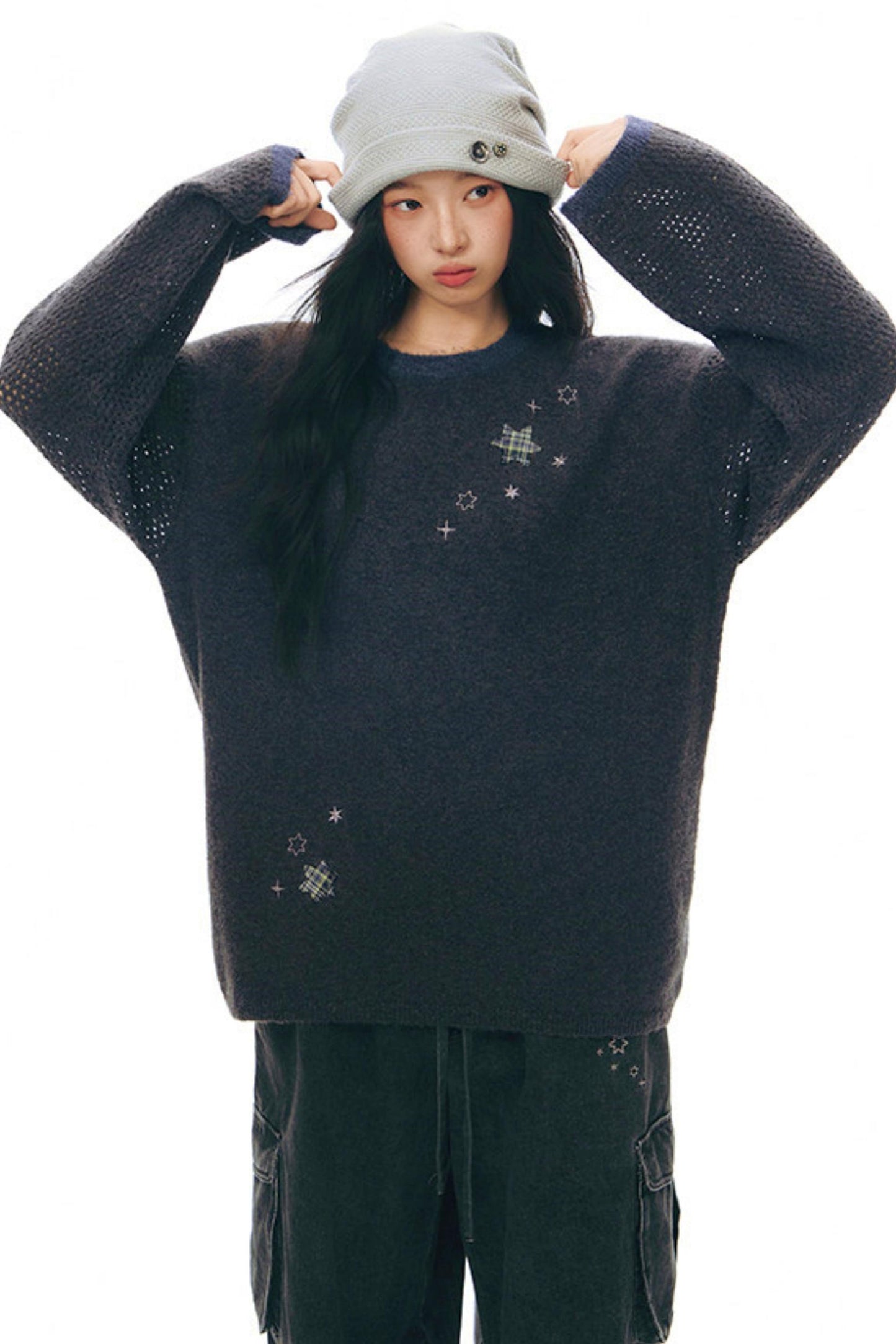 シックスポイントスターニットセーター