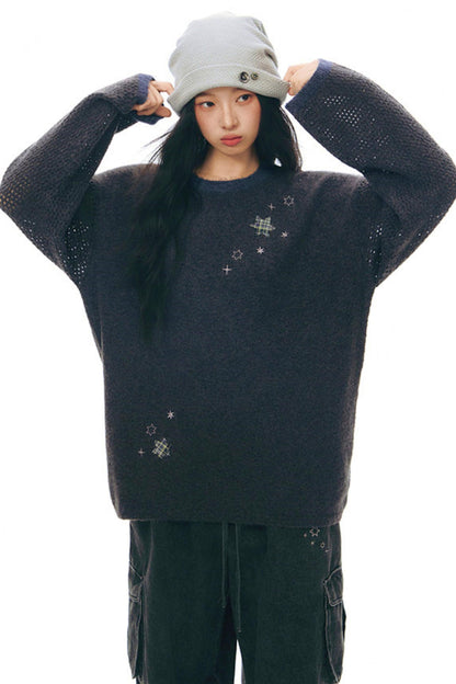 シックスポイントスターニットセーター